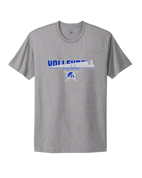 Sumner Academy Volleyball Cut - Mens Select Cotton T-Shirt