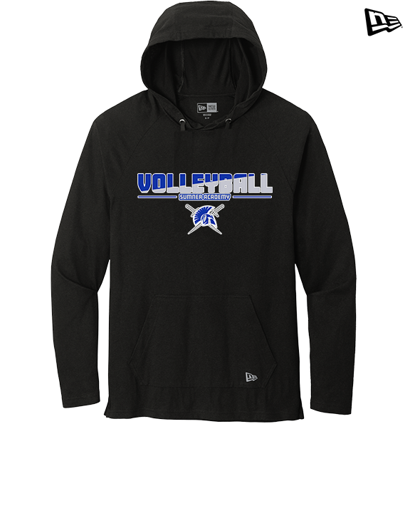 Sumner Academy Volleyball Cut - New Era Tri-Blend Hoodie