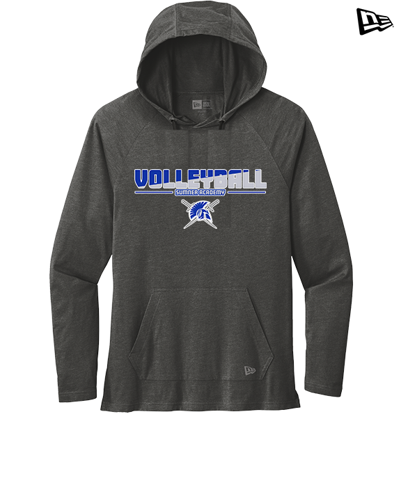 Sumner Academy Volleyball Cut - New Era Tri-Blend Hoodie