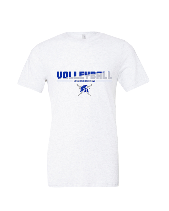 Sumner Academy Volleyball Cut - Tri-Blend Shirt