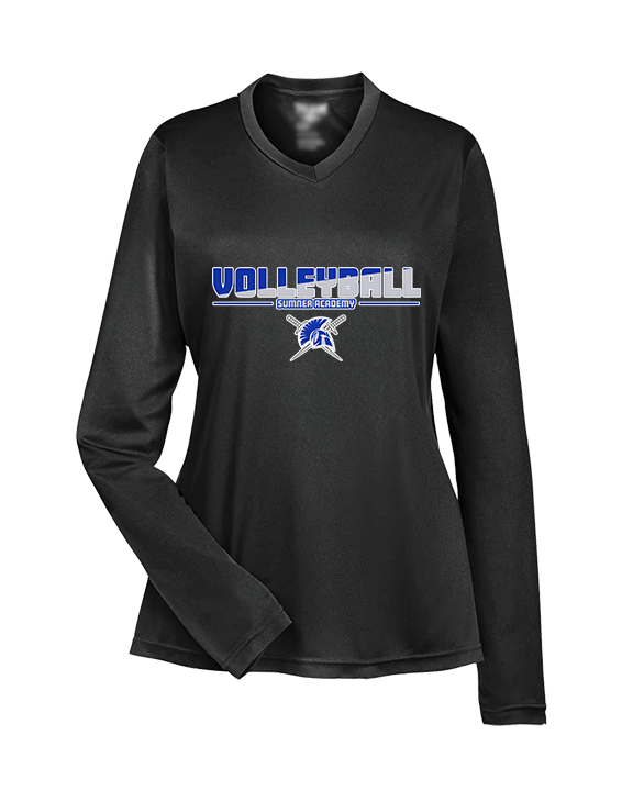 Sumner Academy Volleyball Cut - Womens Performance Longsleeve