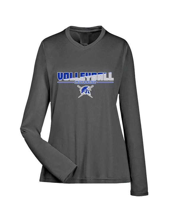 Sumner Academy Volleyball Cut - Womens Performance Longsleeve