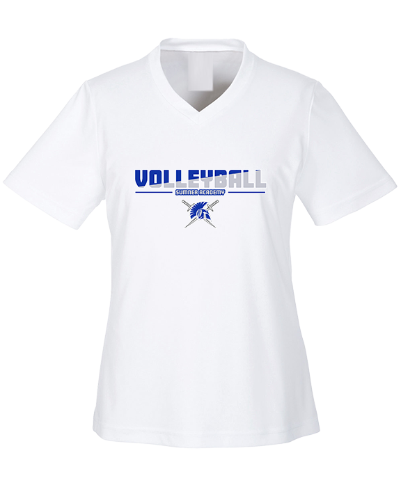 Sumner Academy Volleyball Cut - Womens Performance Shirt