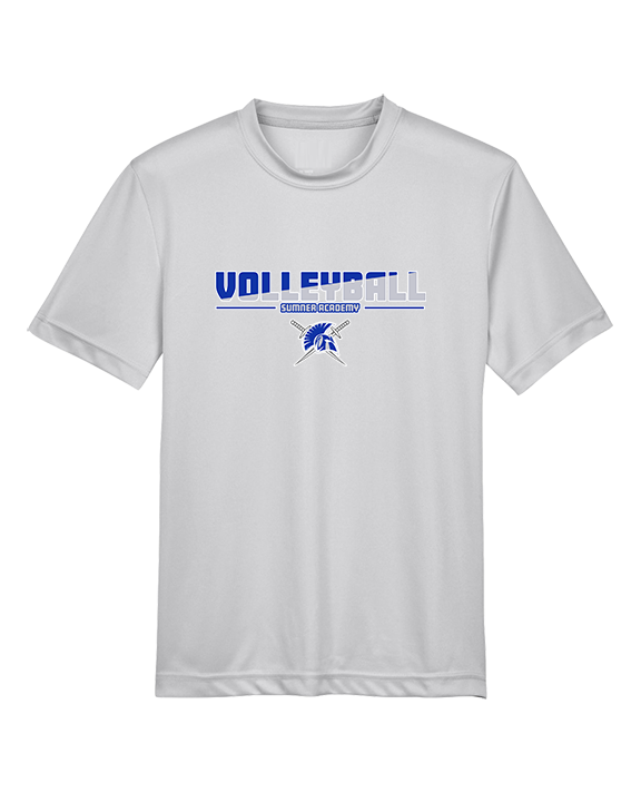 Sumner Academy Volleyball Cut - Youth Performance Shirt