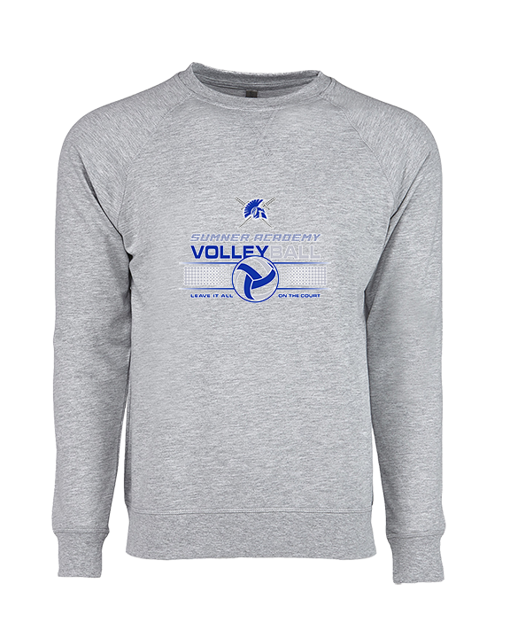 Sumner Academy Volleyball Leave It On The Court - Crewneck Sweatshirt