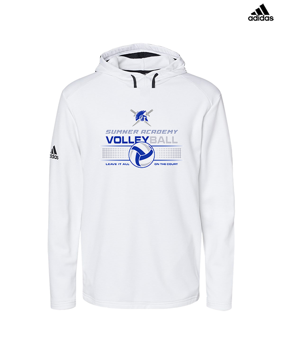 Sumner Academy Volleyball Leave It On The Court - Mens Adidas Hoodie