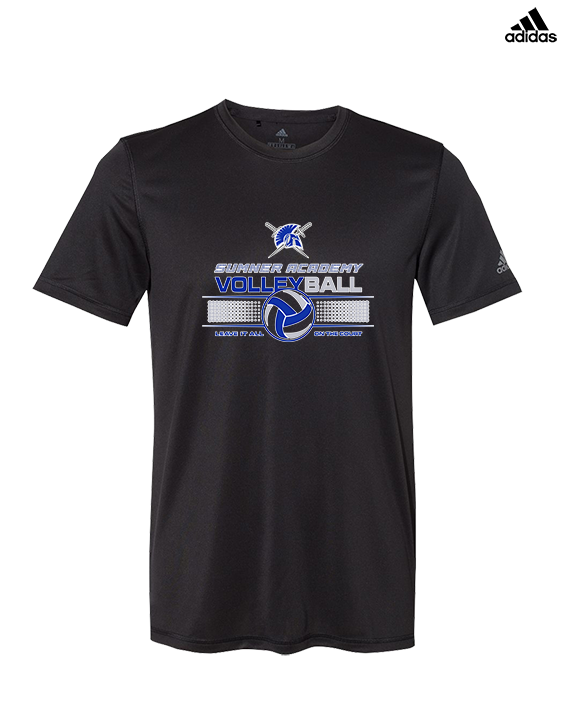 Sumner Academy Volleyball Leave It On The Court - Mens Adidas Performance Shirt