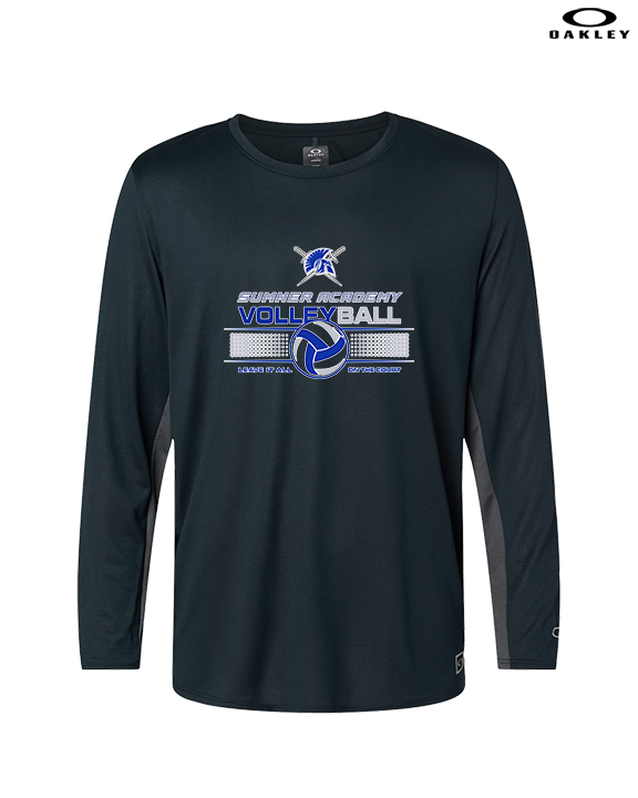 Sumner Academy Volleyball Leave It On The Court - Mens Oakley Longsleeve