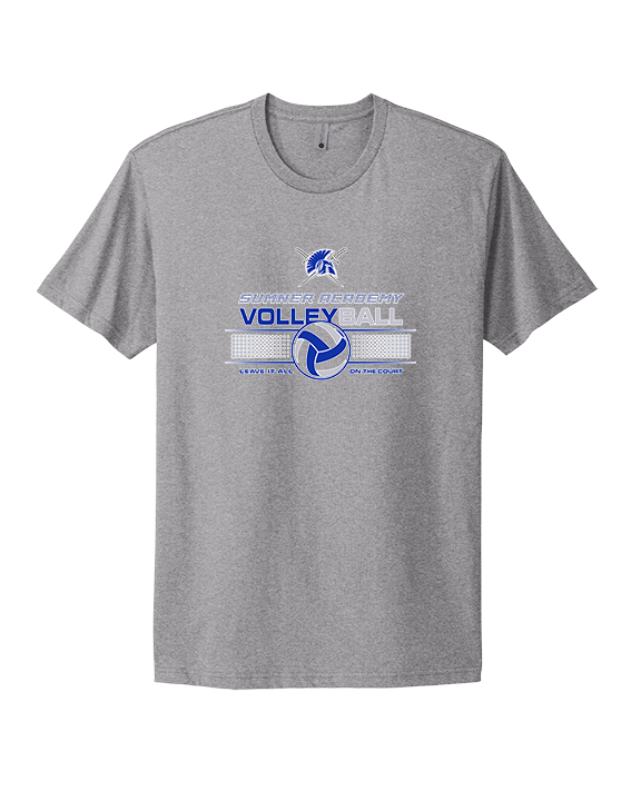 Sumner Academy Volleyball Leave It On The Court - Mens Select Cotton T-Shirt