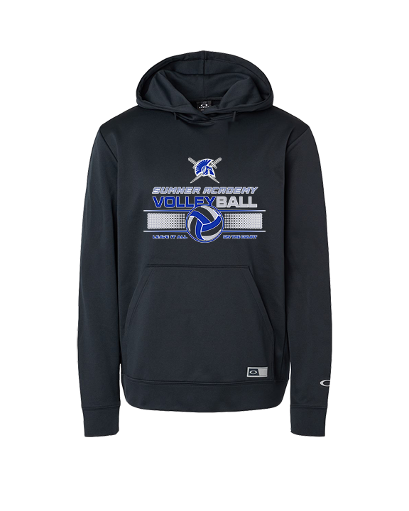 Sumner Academy Volleyball Leave It On The Court - Oakley Performance Hoodie