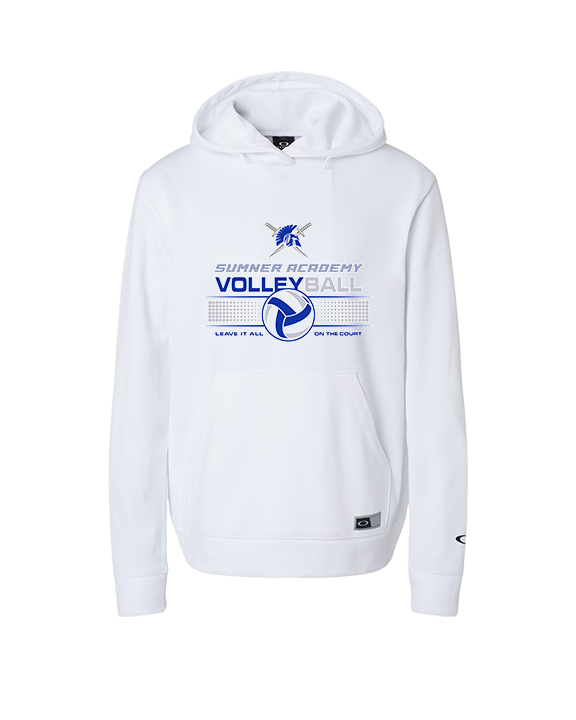 Sumner Academy Volleyball Leave It On The Court - Oakley Performance Hoodie