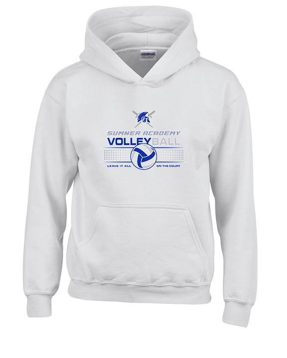 Sumner Academy Volleyball Leave It On The Court - Unisex Hoodie