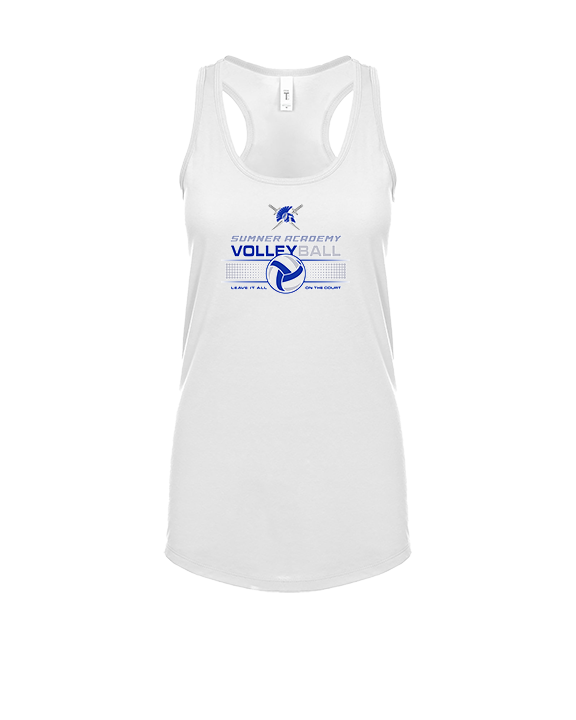 Sumner Academy Volleyball Leave It On The Court - Womens Tank Top