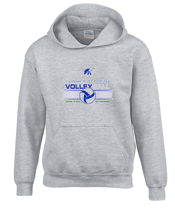 Sumner Academy Volleyball Leave It On The Court - Youth Hoodie