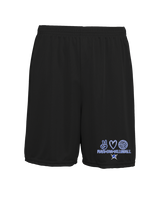 Sumner Academy Volleyball Peace Love VBall - Mens 7inch Training Shorts