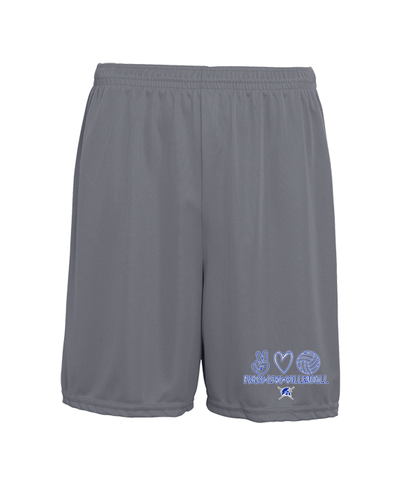 Sumner Academy Volleyball Peace Love VBall - Mens 7inch Training Shorts