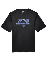 Sumner Academy Volleyball Peace Love VBall - Performance Shirt