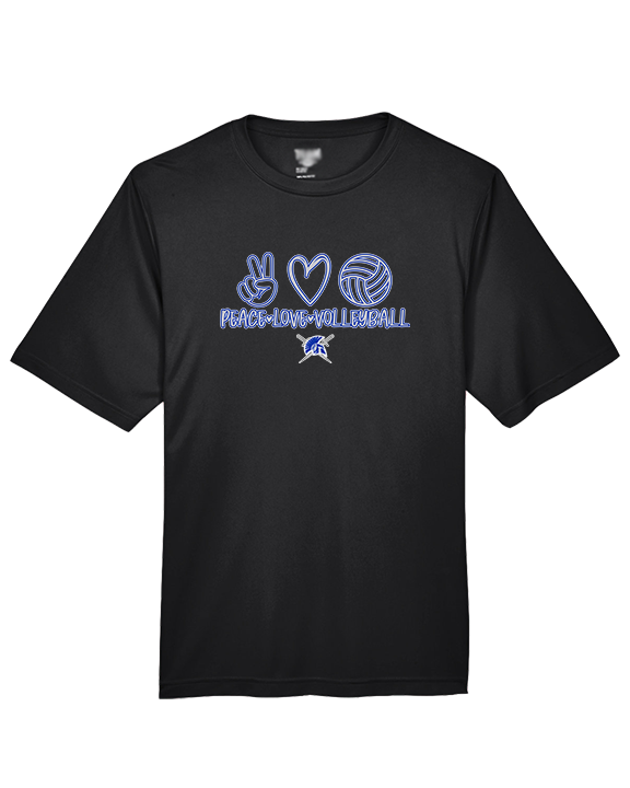 Sumner Academy Volleyball Peace Love VBall - Performance Shirt