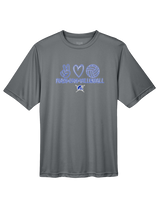 Sumner Academy Volleyball Peace Love VBall - Performance Shirt