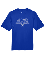 Sumner Academy Volleyball Peace Love VBall - Performance Shirt