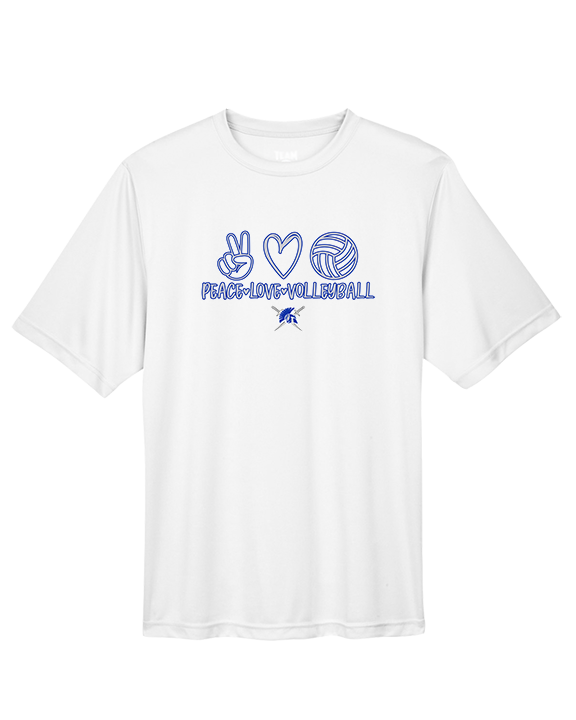 Sumner Academy Volleyball Peace Love VBall - Performance Shirt