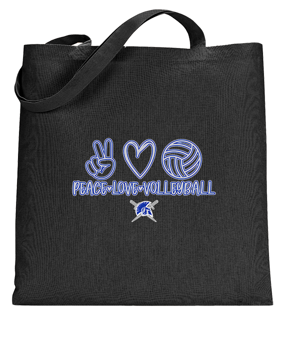 Sumner Academy Volleyball Peace Love VBall - Tote