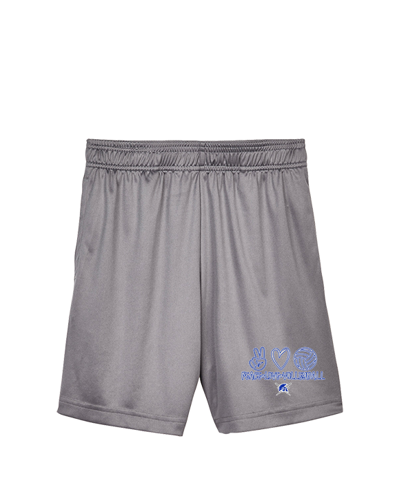 Sumner Academy Volleyball Peace Love VBall - Youth Training Shorts