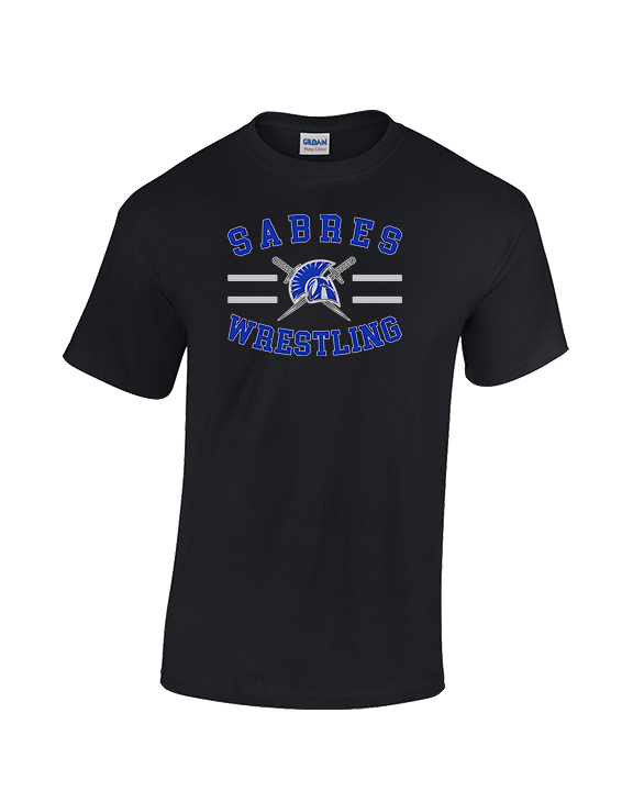 Sumner Academy Wrestling Curve - Cotton T-Shirt