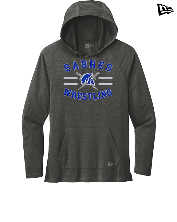 Sumner Academy Wrestling Curve - New Era Tri-Blend Hoodie