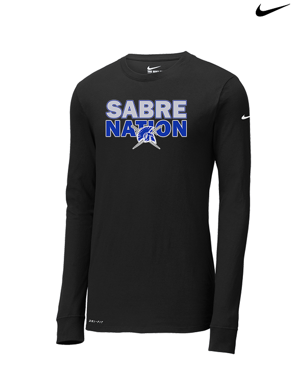 Sumner Academy Wrestling Nation - Mens Nike Longsleeve