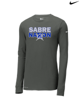 Sumner Academy Wrestling Nation - Mens Nike Longsleeve