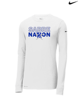 Sumner Academy Wrestling Nation - Mens Nike Longsleeve