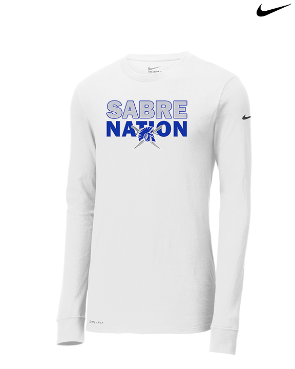 Sumner Academy Wrestling Nation - Mens Nike Longsleeve