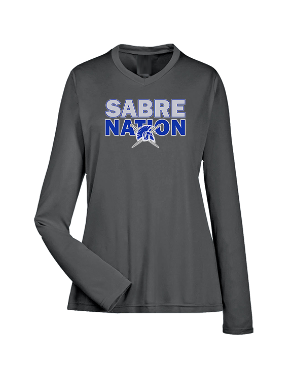 Sumner Academy Wrestling Nation - Womens Performance Longsleeve