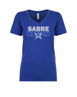 Sumner Academy Wrestling Nation - Womens Vneck