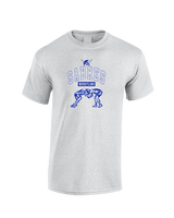 Sumner Academy Wrestling Outline - Cotton T-Shirt