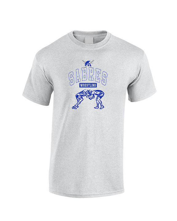 Sumner Academy Wrestling Outline - Cotton T-Shirt