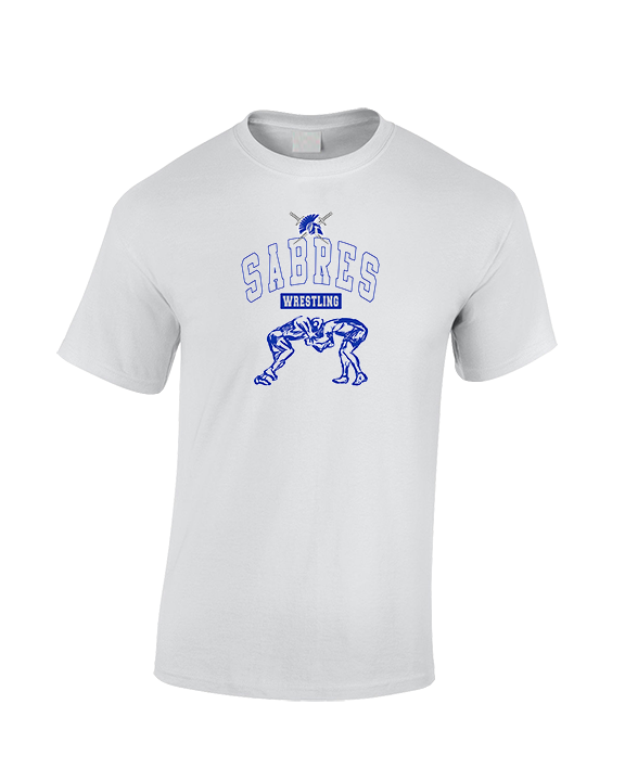 Sumner Academy Wrestling Outline - Cotton T-Shirt