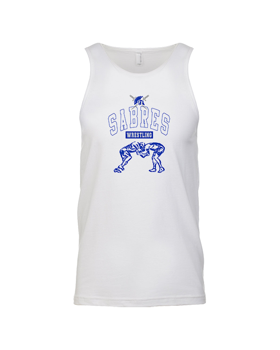 Sumner Academy Wrestling Outline - Tank Top