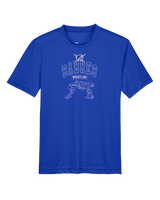 Sumner Academy Wrestling Outline - Youth Performance Shirt