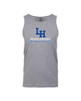 La Habra HS Basketball Stacked - Men’s Tank Top