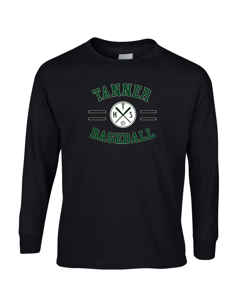 Tanner HS Baseball Curve - Mens Basic Cotton Long Sleeve