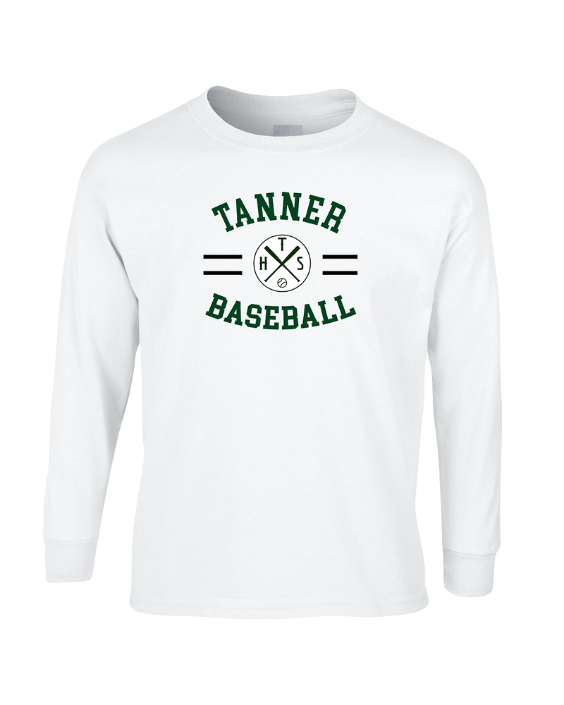 Tanner HS Baseball Curve - Mens Basic Cotton Long Sleeve