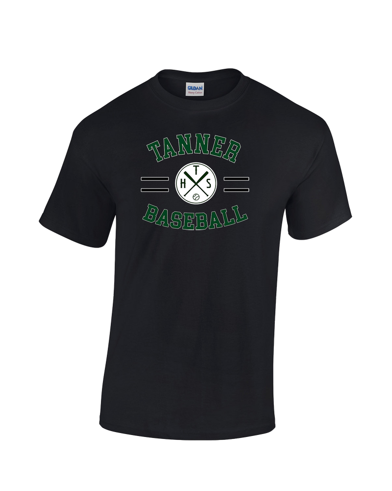 Tanner HS Baseball Curve - Cotton T-Shirt