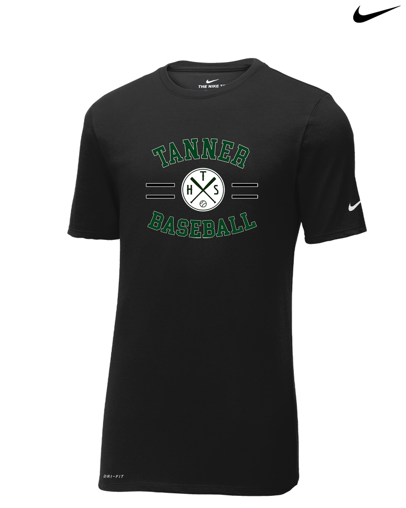 Tanner HS Baseball Curve - Nike Cotton Poly Dri-Fit