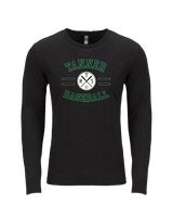 Tanner HS Baseball Curve - Tri Blend Long Sleeve