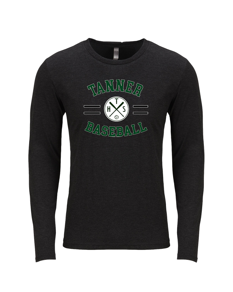 Tanner HS Baseball Curve - Tri Blend Long Sleeve