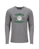 Tanner HS Baseball Curve - Tri Blend Long Sleeve