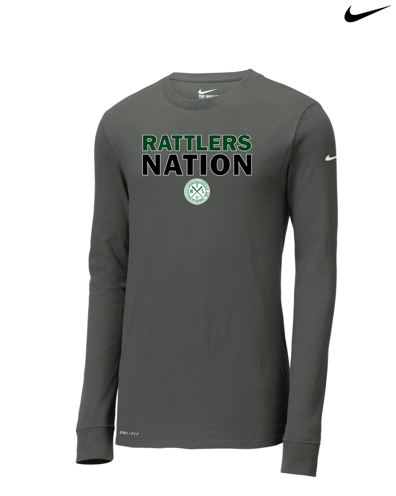 Tanner HS Baseball Nation - Nike Dri-Fit Poly Long Sleeve