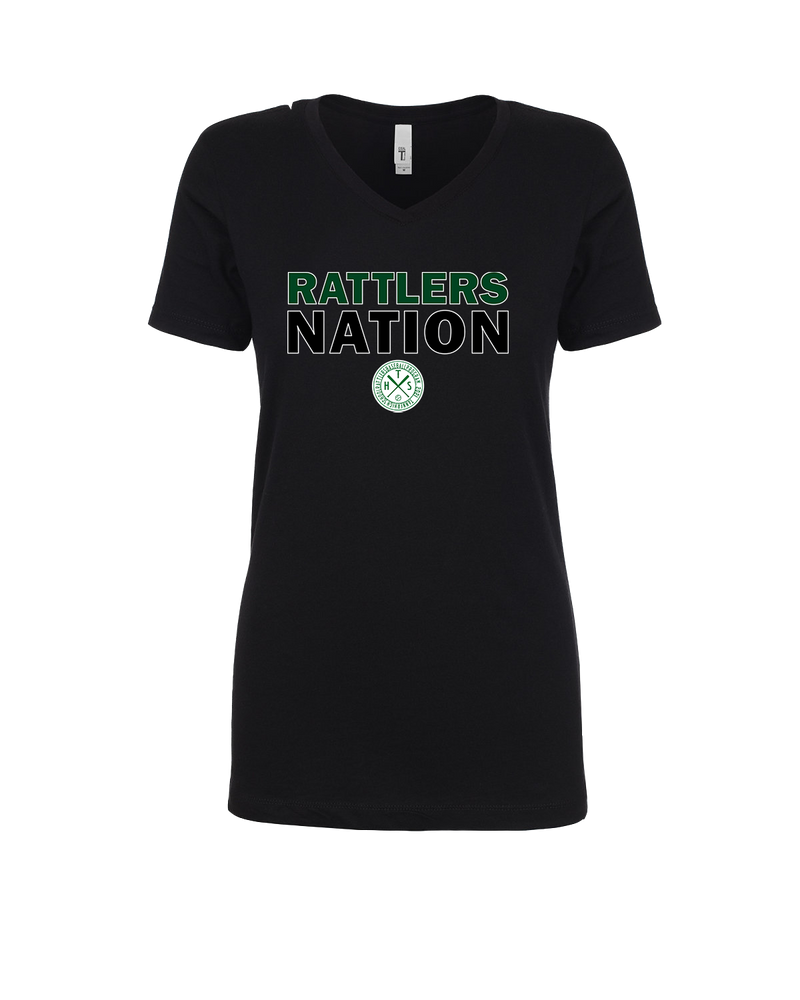 Tanner HS Baseball Nation - Womens V-Neck